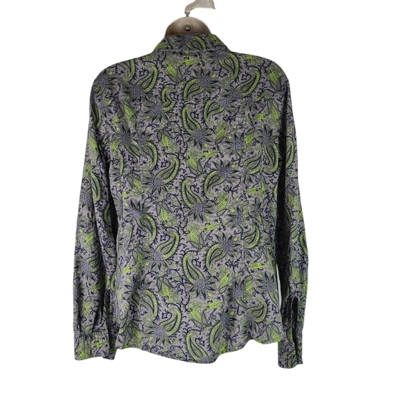 Michael Kors Paisley Print Shirt Medium - Picture 2 of 4